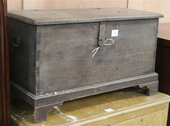 A seamans chest, W.79cm